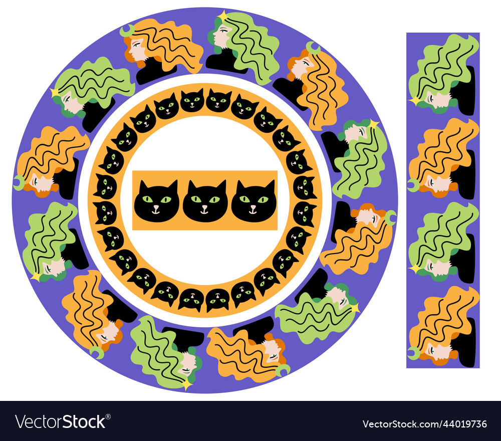 Halloween of pattern frames