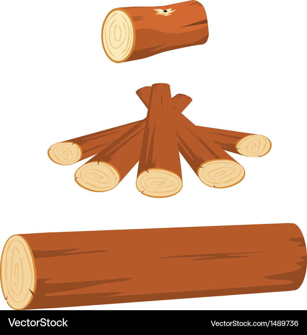 Logs Royalty Free Vector Image - VectorStock