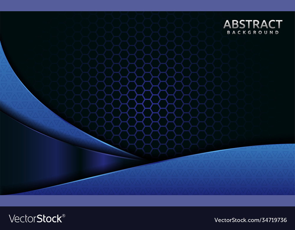 Modern dark blue with overlap layer texture