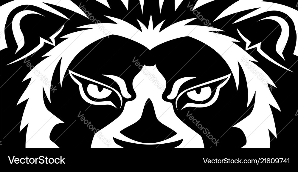 Banner With A Lion Royalty Free Vector Image Vectorstock