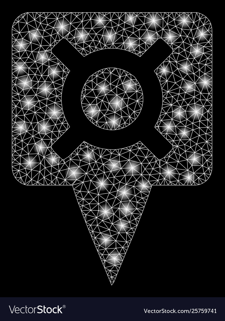Helles Netz währung mappointer Vector Image Helles Netz währung mappointer