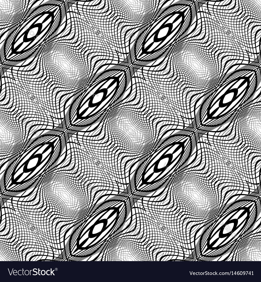 Design seamless monochrome grid pattern