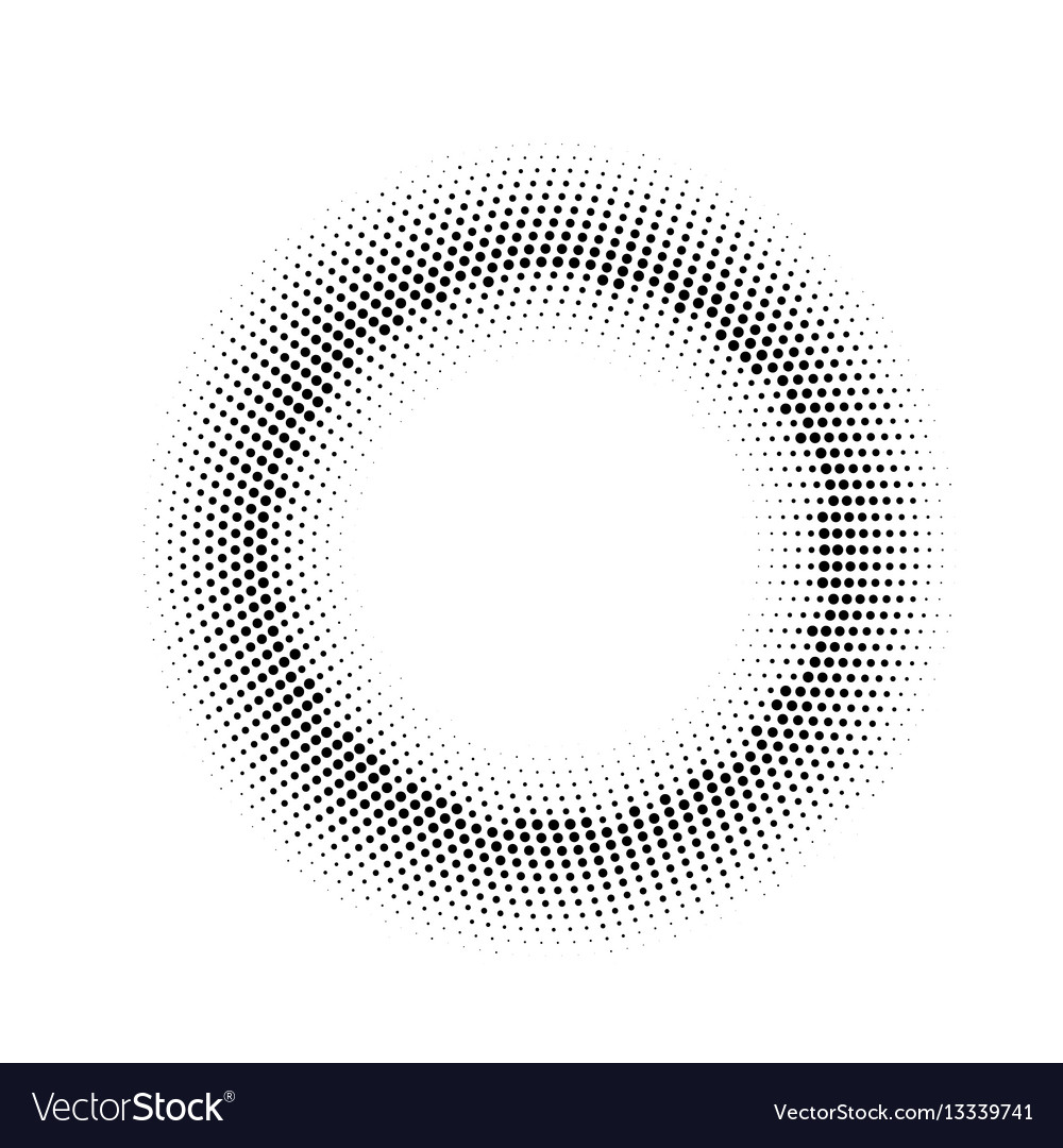 Halftone Circle Pattern