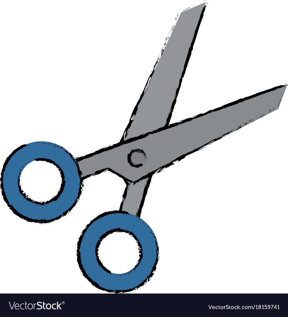 Scissors cut isolated icon