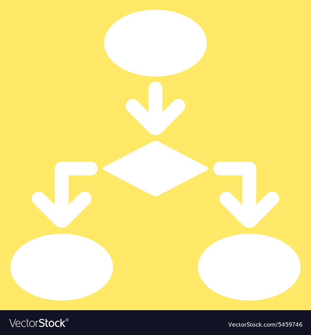 Flowchart icon from commerce set