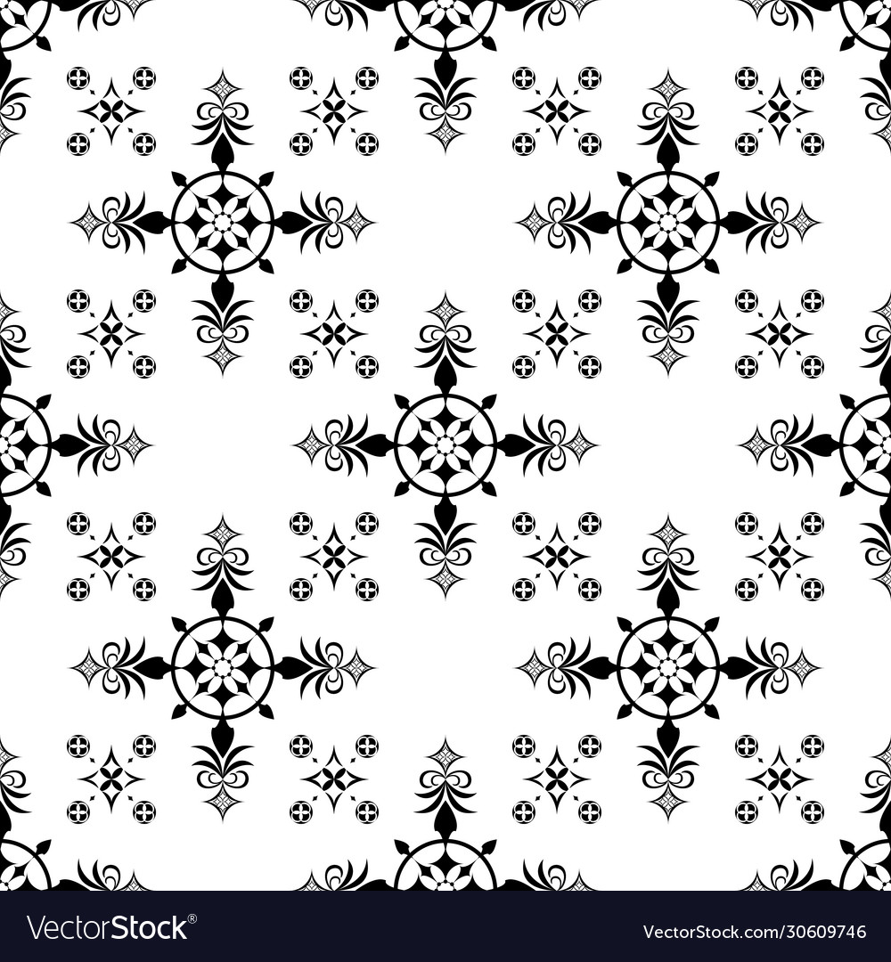 Gothic pattern 9 vector image Gothic pattern 9