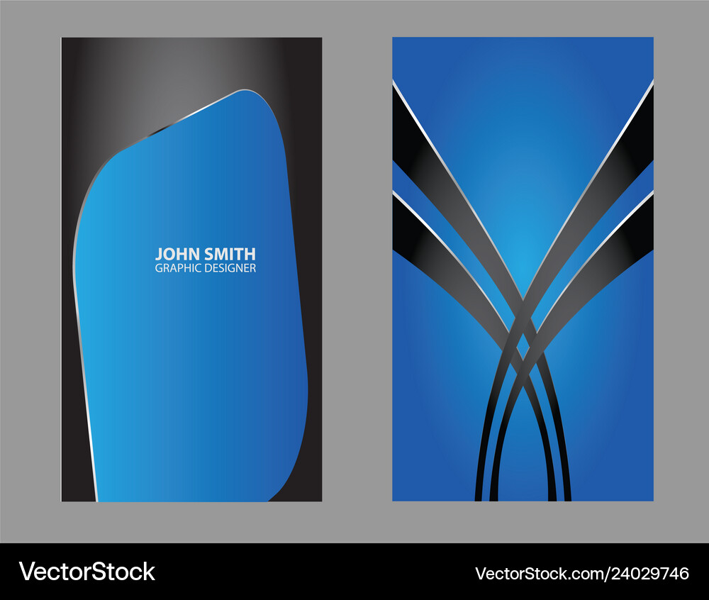Modern business card Royalty Free Vector Image