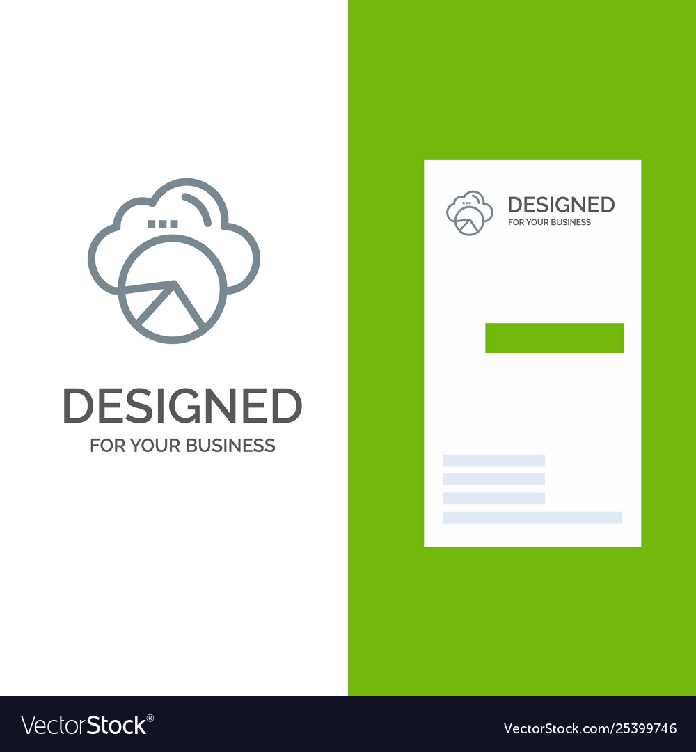 Reporting cloud data science grey vector image Reporting cloud data science grey