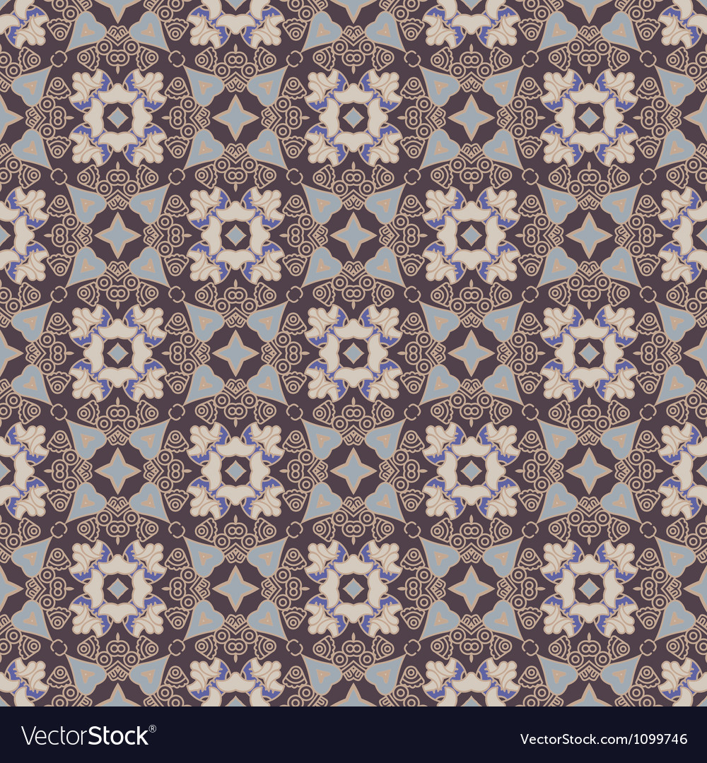 Retro Floral Pattern Background