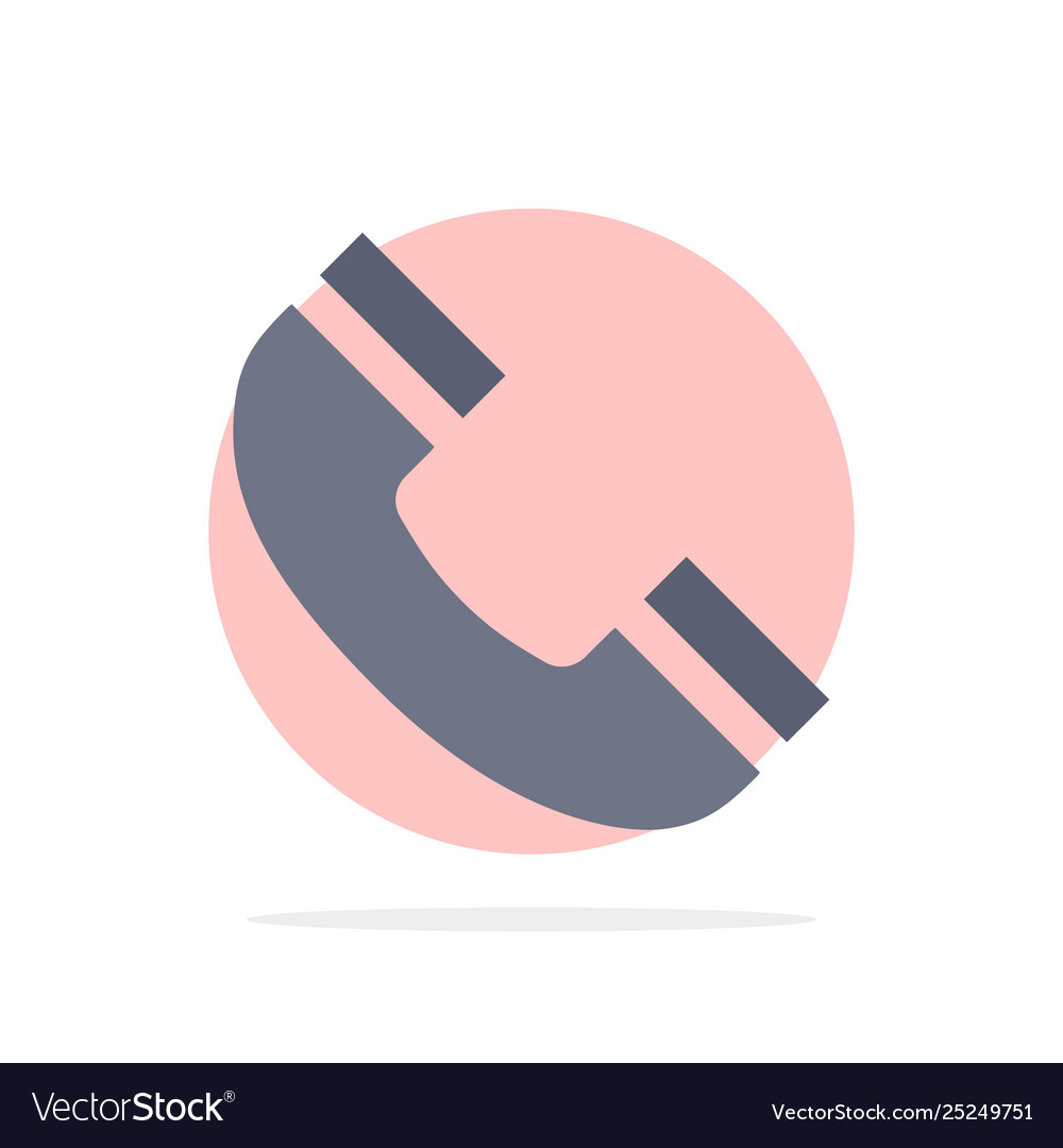 Call interface phone ui abstract circle