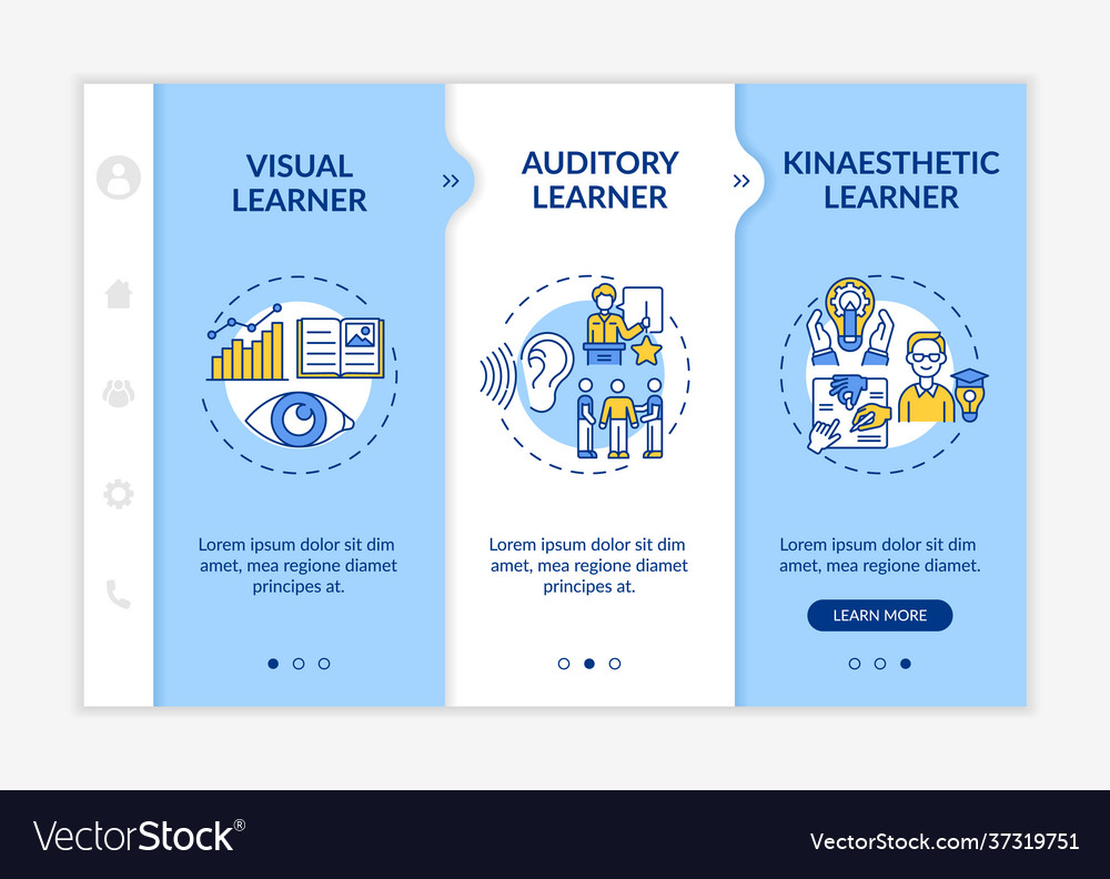 Learning styles types onboarding template