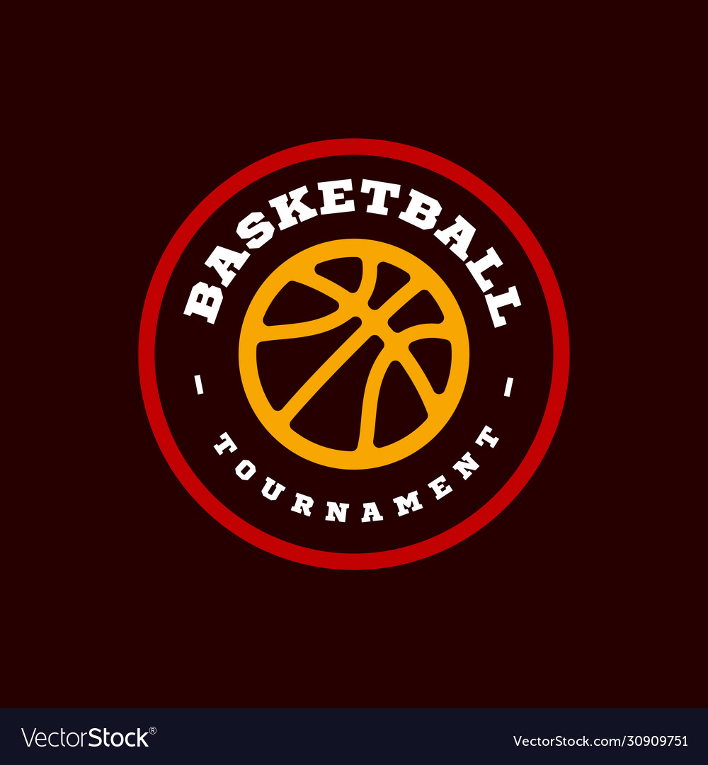Modern professional typography basketball sport