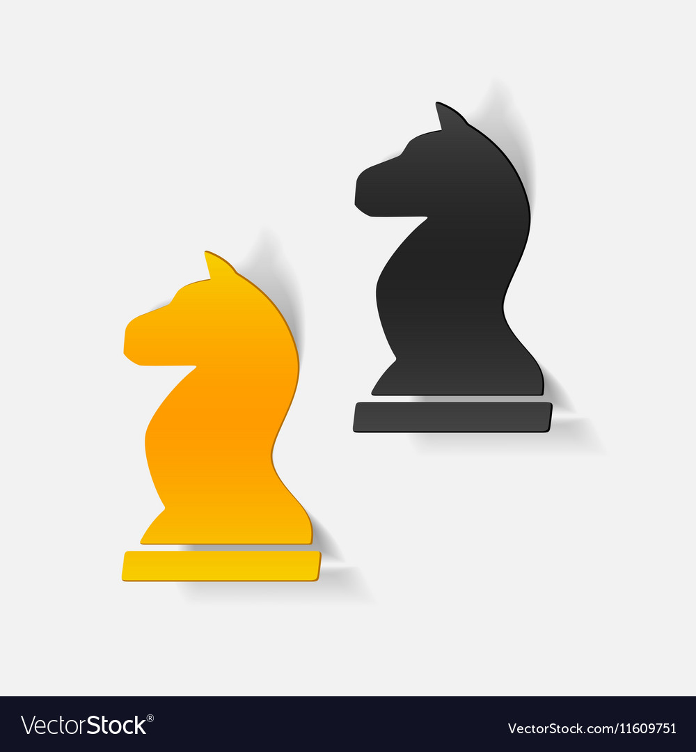 Realistic design element chess