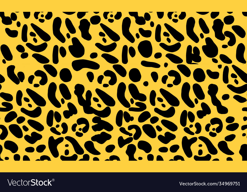 Seamless leopard pattern modern design vector image Seamless leopard pattern modern design