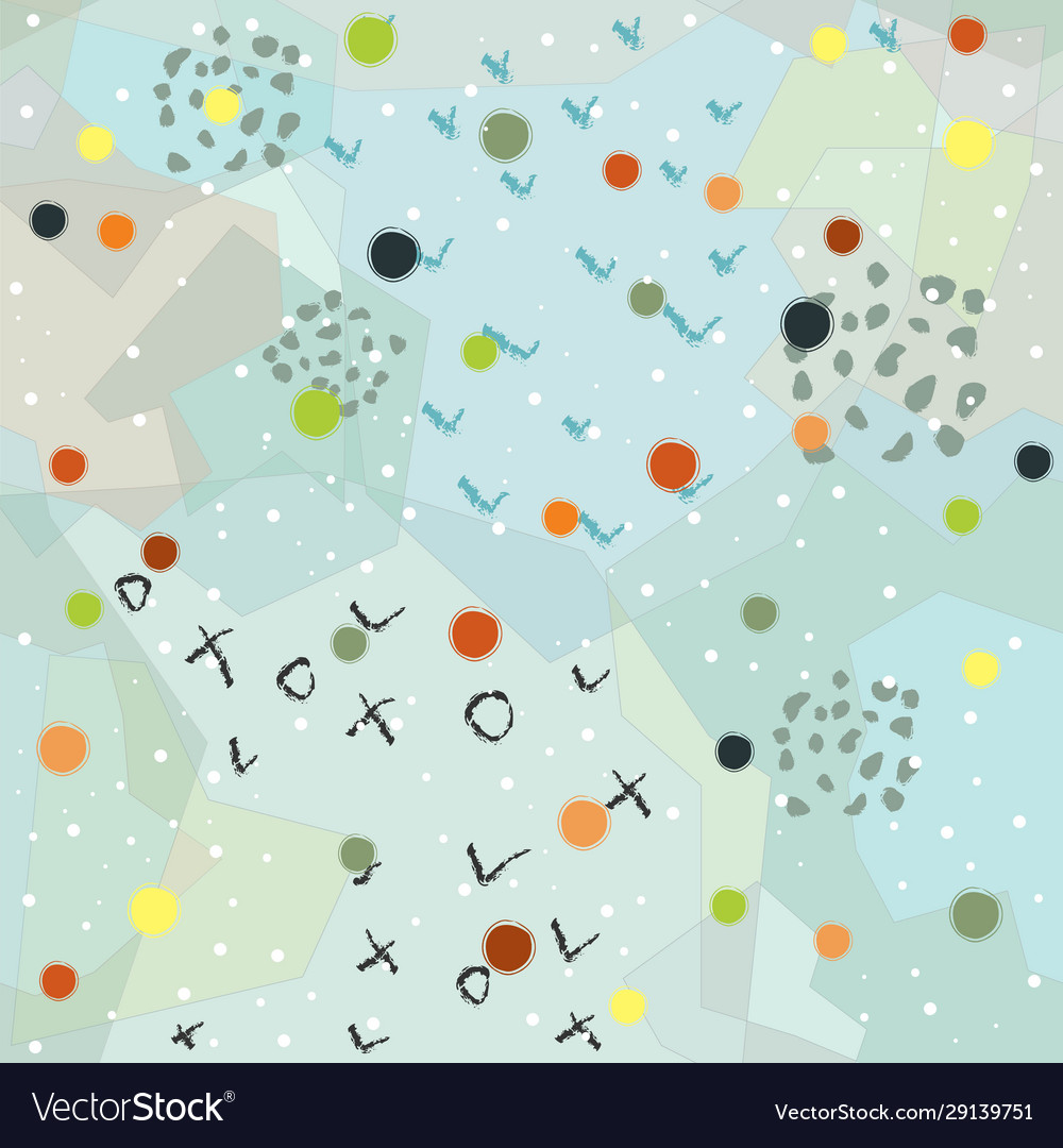 Seamless pattern with colorful balls scandinavian