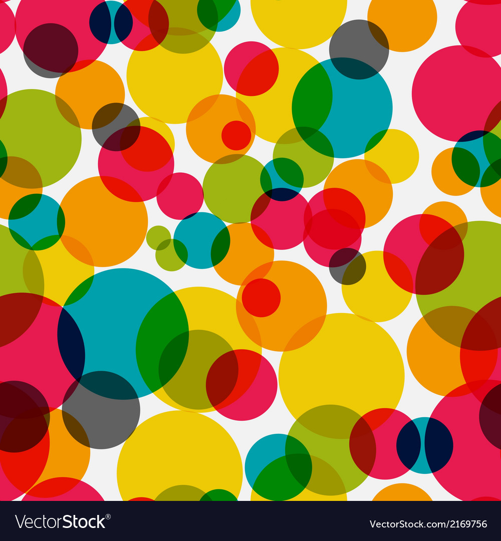 Abstract glossy circle seamless pattern background