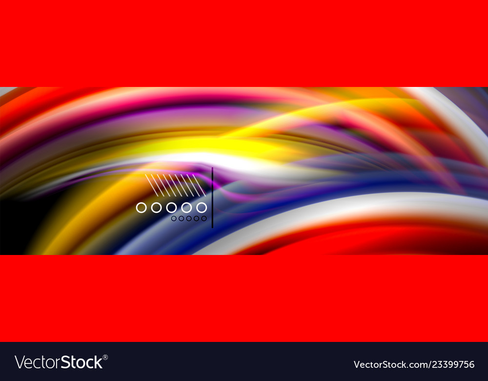 Fluid liquid wave pattern