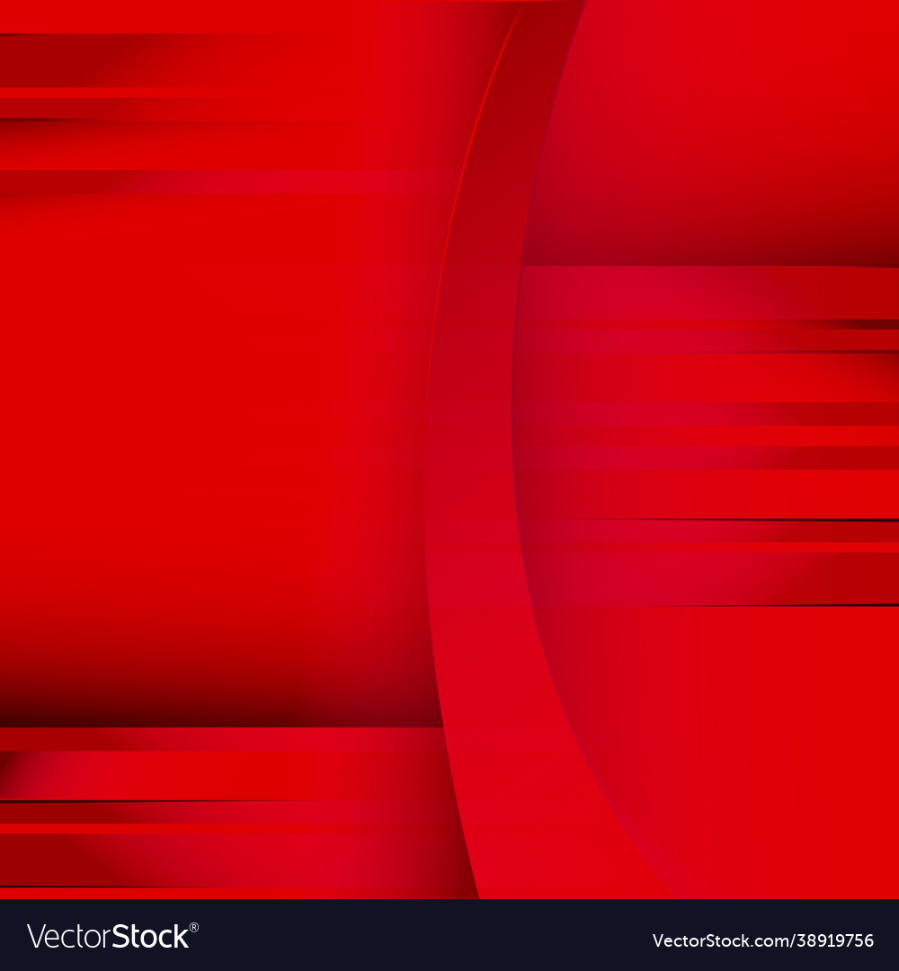 Volumetric lines on a red background - panoramic