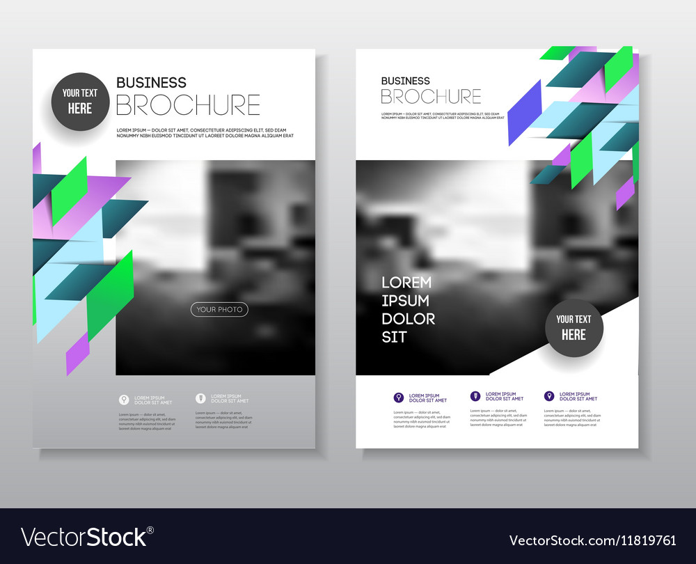 Annual report brochure with text a4 size c