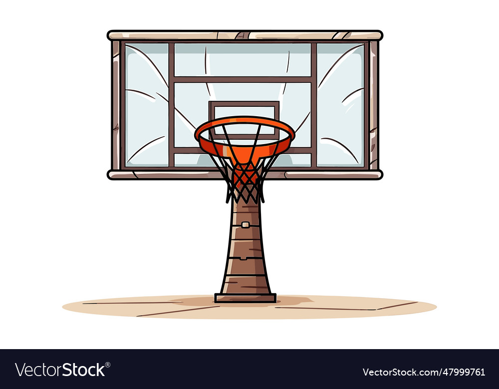 Basketball basketboard Royalty Free Vector Image