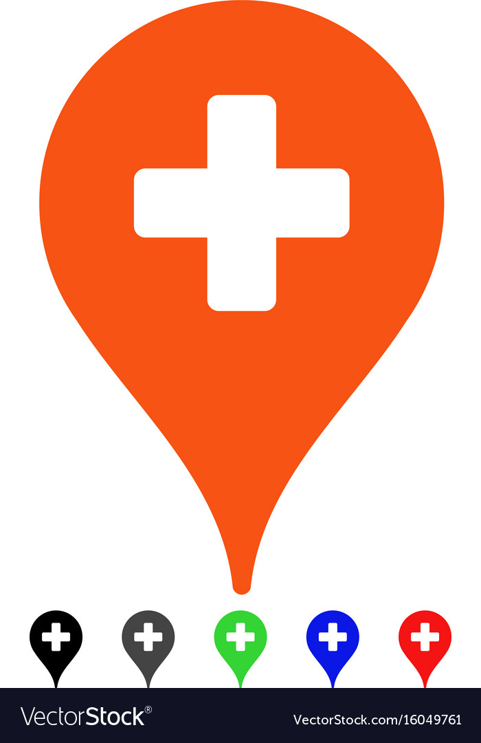 Clinic Map Pointer Icon