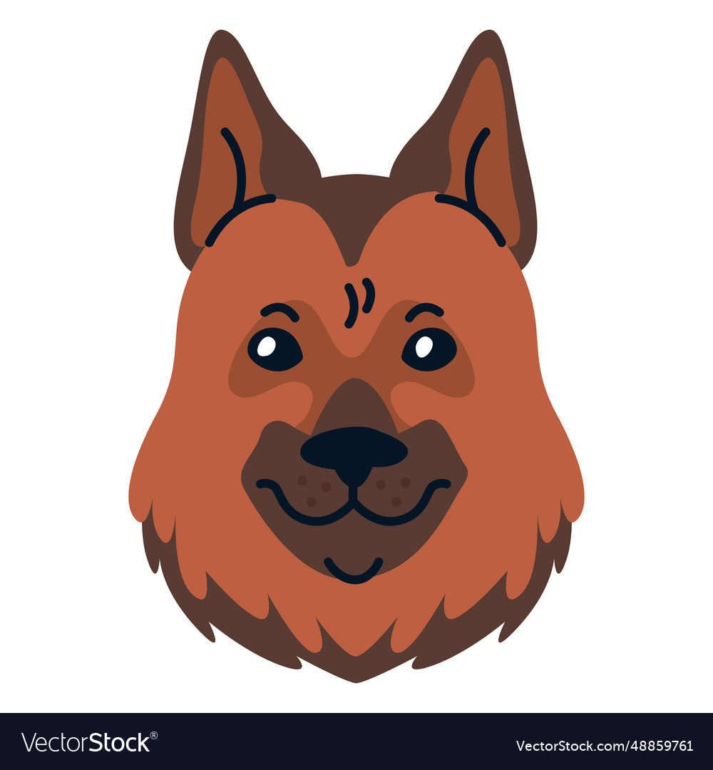 German shepherd Royalty Free Vector Image - VectorStock