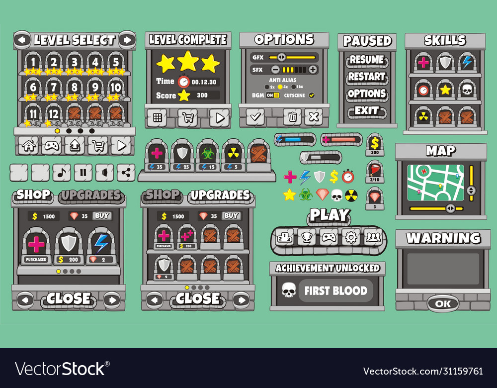 Platform Game UI