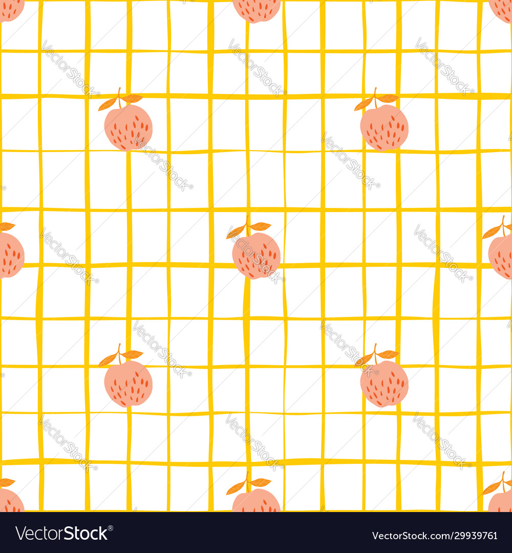 Red Apple Seamless Pattern