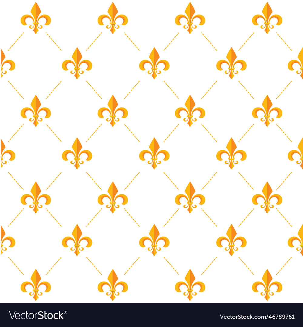Seamless pattern background with lys flower