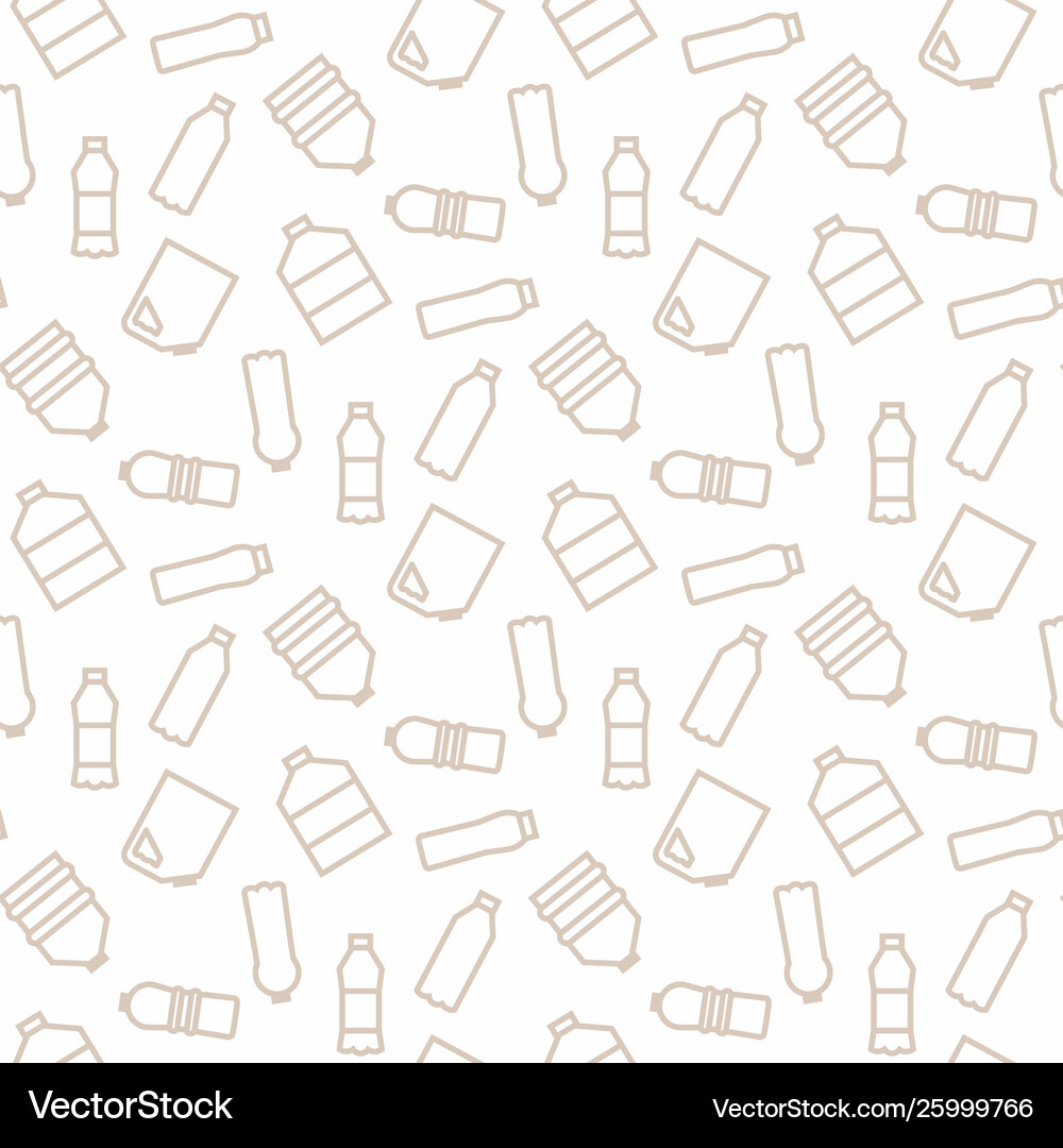 Bottle seamless pattern Royalty Free Vector Image