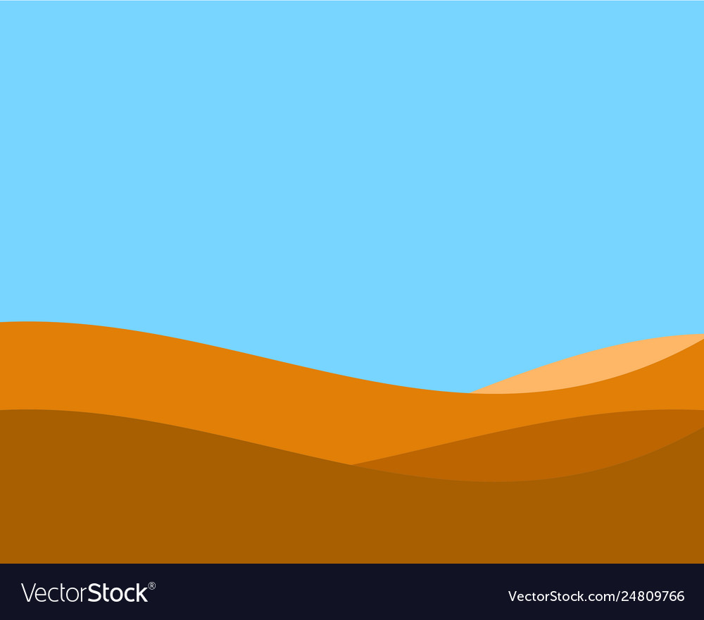 Desert landscape background