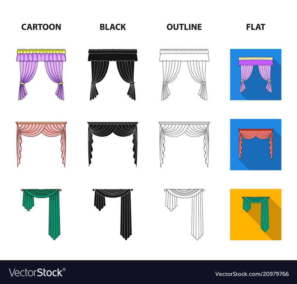 Different types of window curtainscurtains set