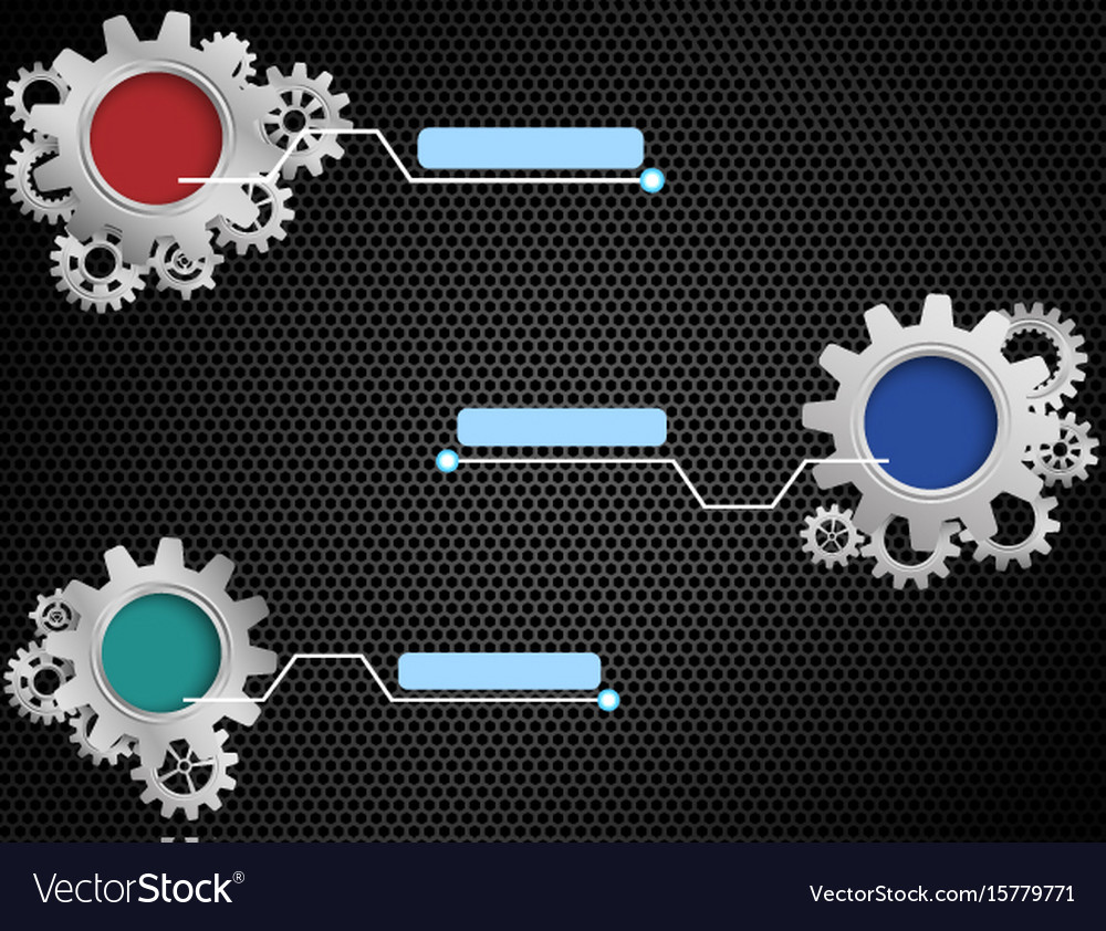 Abstract background with gears