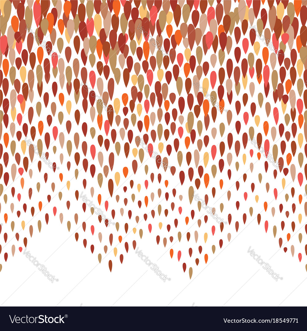 Abstract droplet tiled border pattern spot