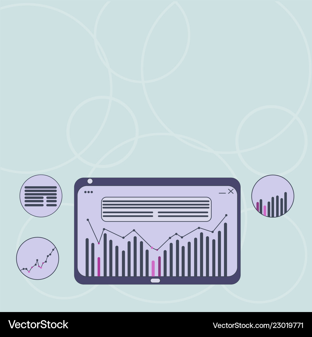 Business concept empty template copy space Vector Image