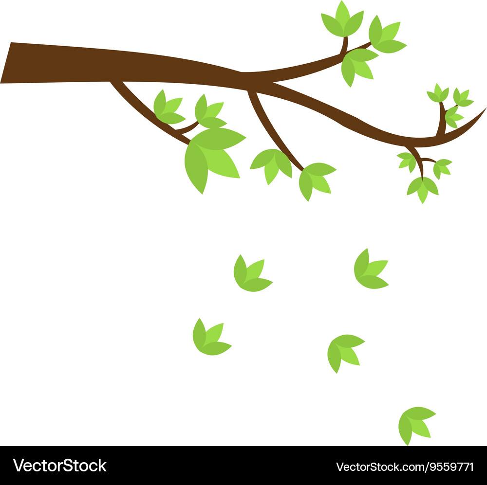 Falling leaves Royalty Free Vector Image - VectorStock