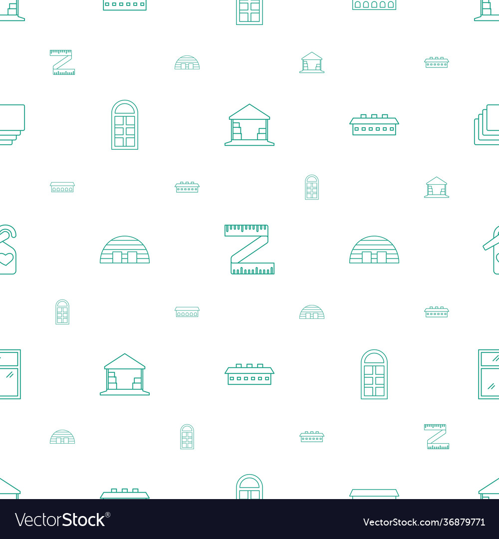 Frame icons pattern seamless white background