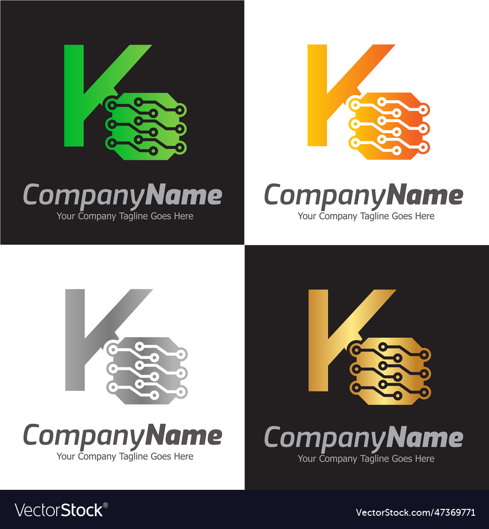 Programming code and technology logo template