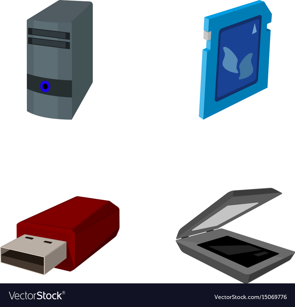 A system unit flash drive scanner and sd