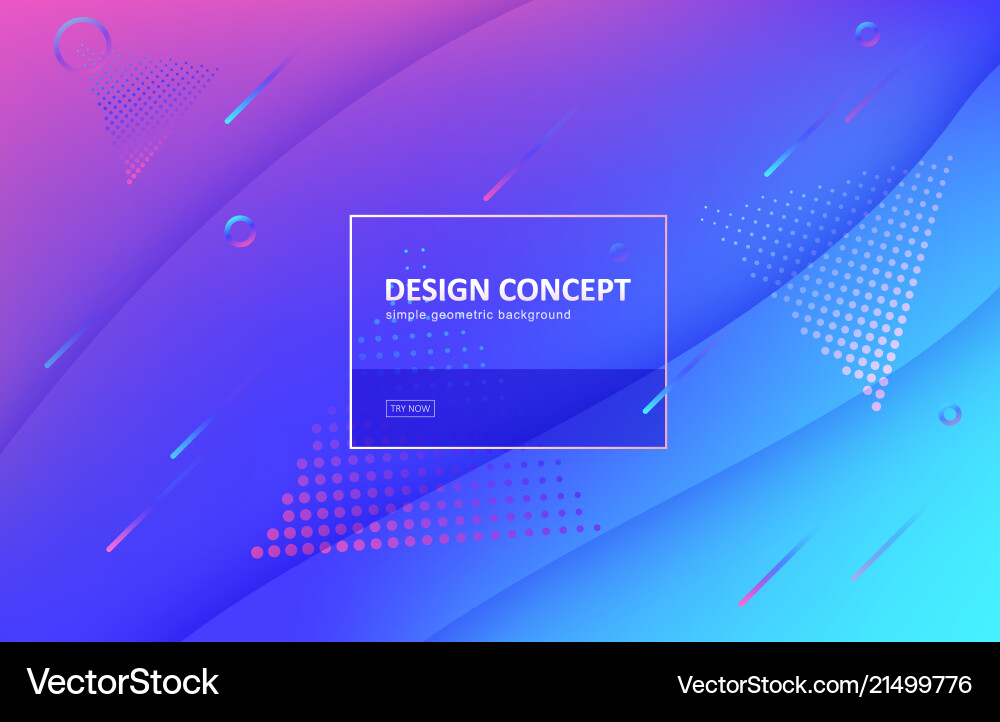 Abstract background gradient geometric Royalty Free Vector