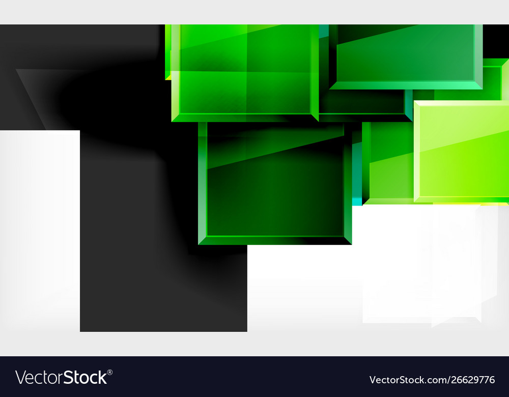 Colorful square and rectangle blocks background vector image Colorful square and rectangle blocks background