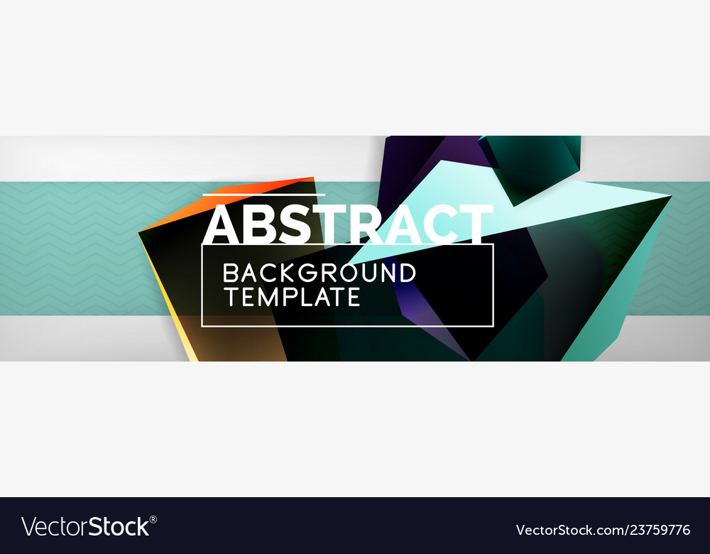 Dark color geometric abstract background 3d