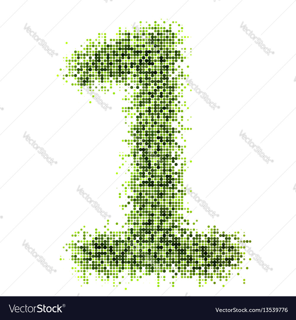 Dots style numbers