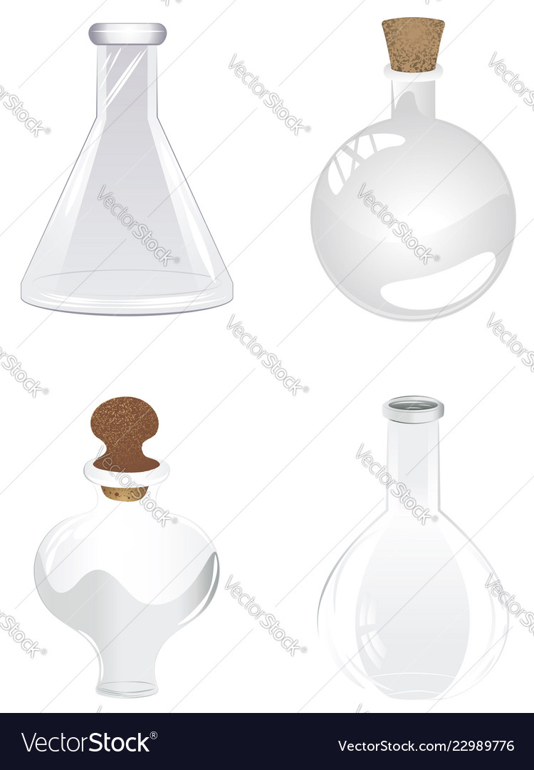 Empty laboratory flask