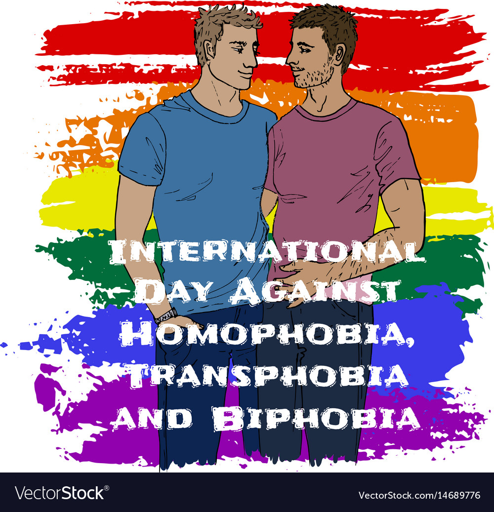 Homophobia transphobia and biphobia Royalty Free Vector