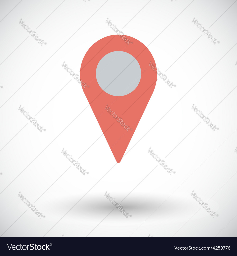 Map pointer single icon
