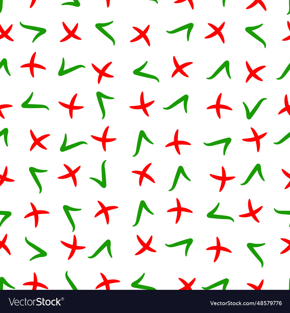 Pattern randomly chaotic situation checkmark