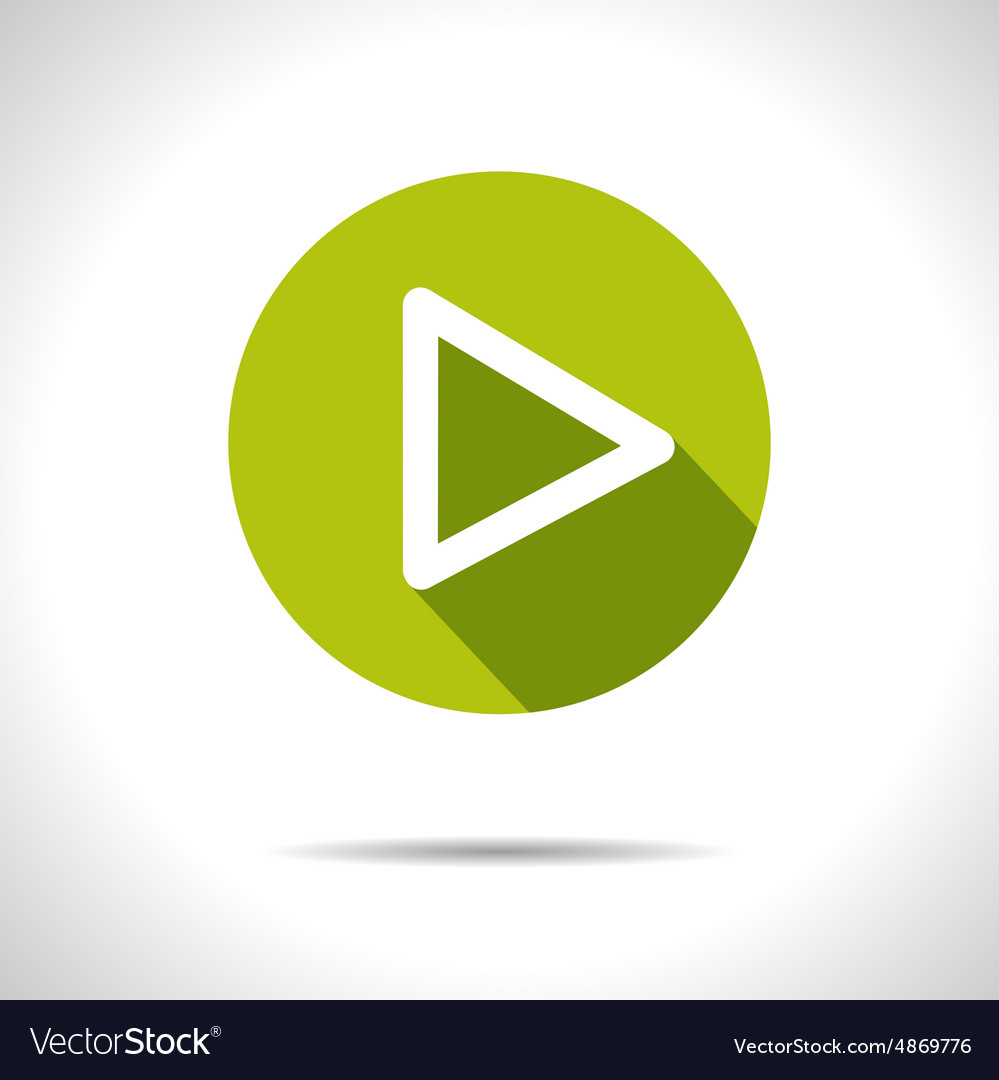 Play pointer icon eps10