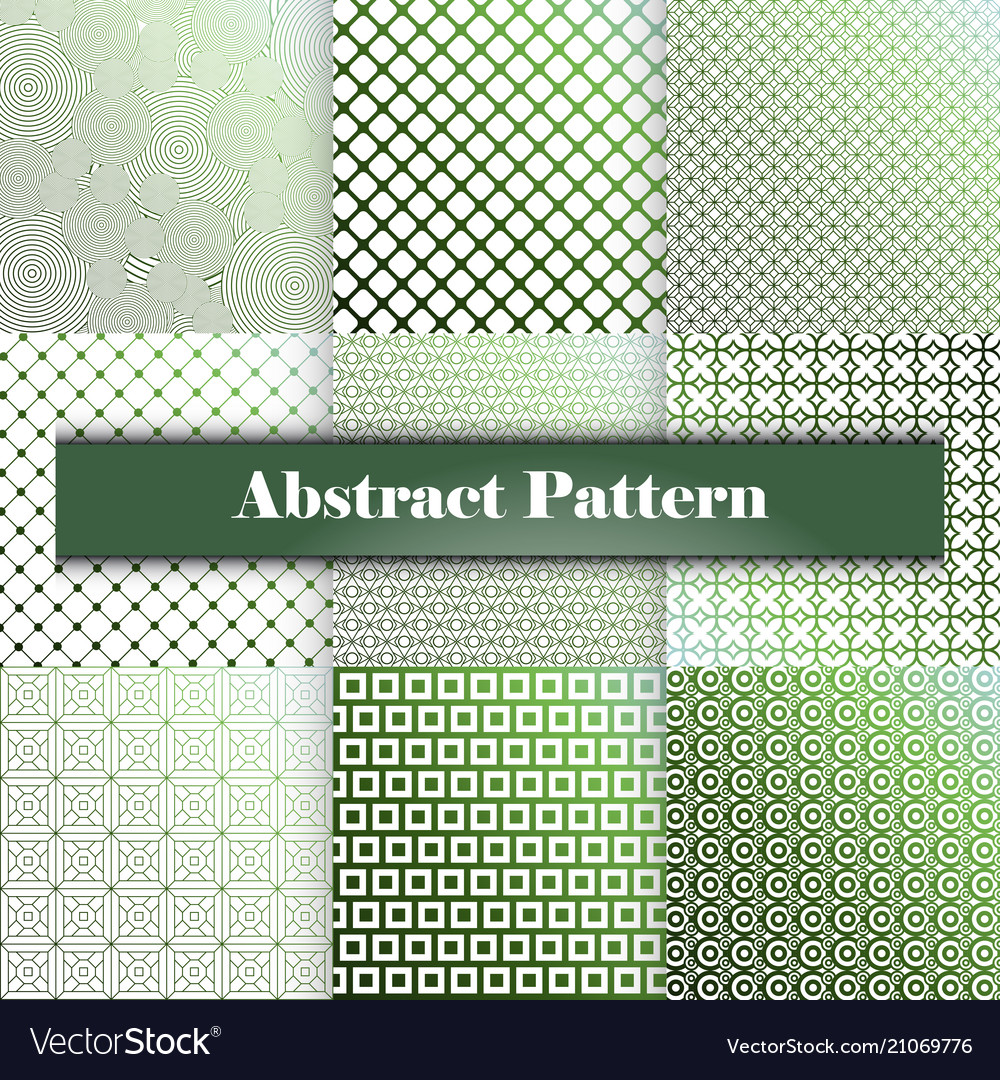 Set of seamless with large and small lines