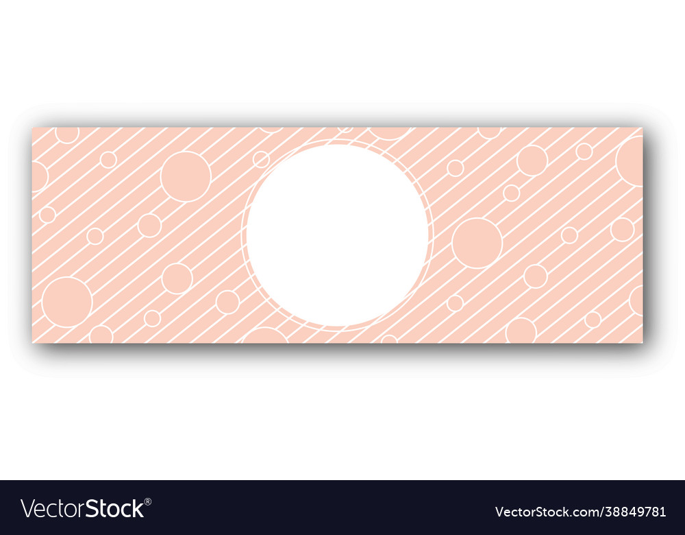Background with a circle in center for text